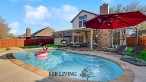 Glamorous 4BR 2,5BA Holiday Home with Pool, Game Room & Fire Pit
